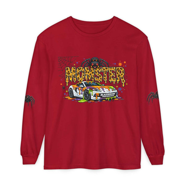 'Momster' Racing Long Sleeve Tee