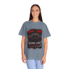Too Fast To Follow Black Widow Horsepower Sports Car T-Shirt