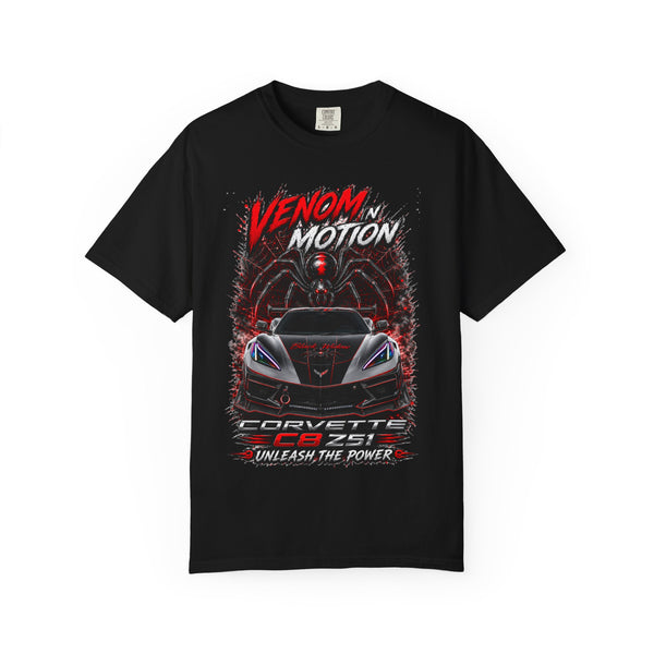 Venom in Motion Corvette Car Tee