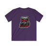 Kids C8 Corvette black tee with sports car design on soft cotton fabric