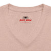 Checking Under The Hood Tee — Women's V-Neck Cat & Sports Car Graphic