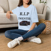 Black Widow Corvette R.I.P. vintage style 1920s nostalgia t-shirt with soft breathable cotton and ribbed collar
