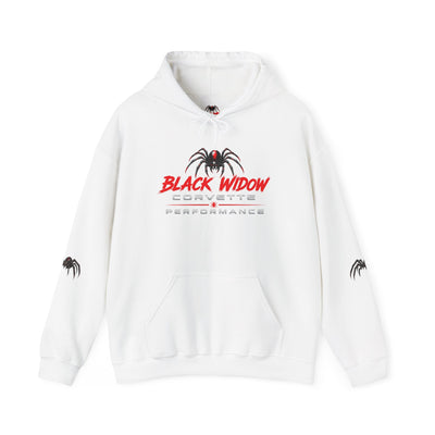 Black Widow Racing Hoodie — Spider Logo Performance Pullover