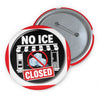 Custom Pin Buttons metal lightweight durable with safety pin backing and glossy finish