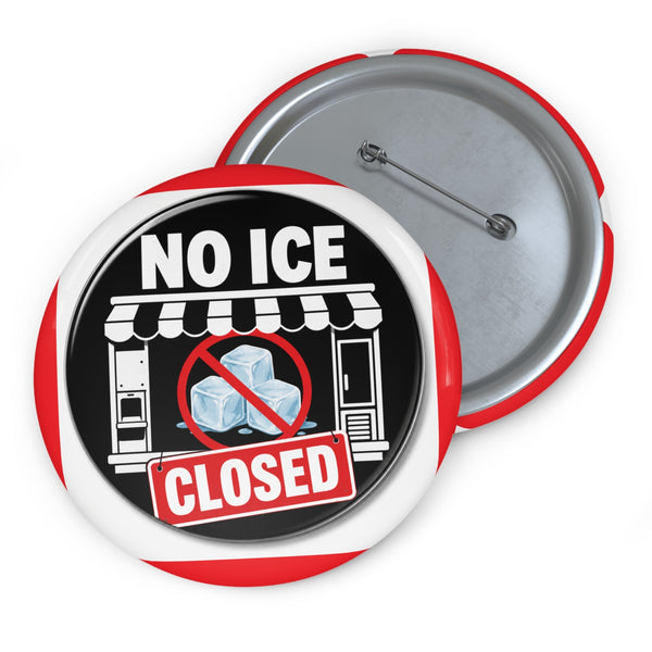 Custom Pin Buttons metal lightweight durable with safety pin backing and glossy finish