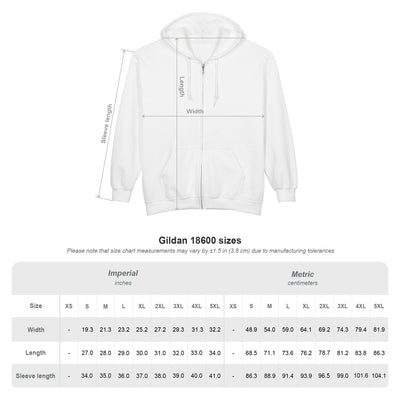 Zip Hoodie — 'No Ice Closed' Graphic
