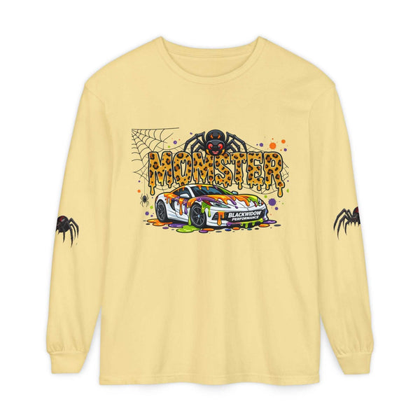 'Momster' Racing Long Sleeve Tee