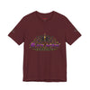 Black Widow Mardi Gras Tee — Vintage Spider Performance Graphic T-Shirt