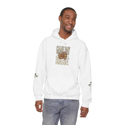 Hoodie — "Game Day Babe" Graphic Hooded Sweatshirt (Black Widow Performance)