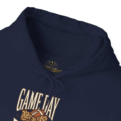 Hoodie — "Game Day Babe" Graphic Hooded Sweatshirt (Black Widow Performance)