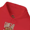 Hoodie — "Game Day Babe" Graphic Hooded Sweatshirt (Black Widow Performance)