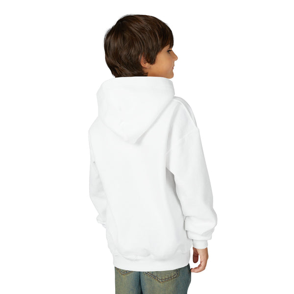 Youth Hoodie – "Creepin' Around" Halloween Spider Skull Design