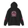 Black Widow Performance Hoodie — Pink Spider Racing Design