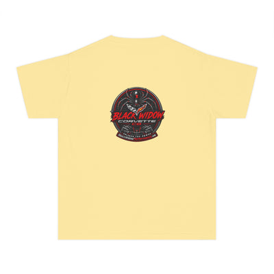 Youth Midweight Tee in classic fit made of 100% combed ring-spun cotton for comfort and agility in kids' activewear