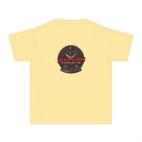 Youth Midweight Tee in classic fit made of 100% combed ring-spun cotton for comfort and agility in kids' activewear