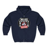 Zip Hoodie — 'No Ice Closed' Graphic