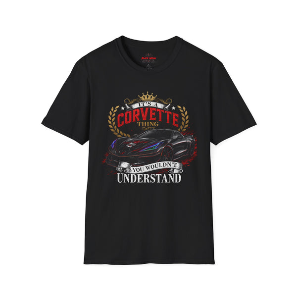 Corvette Graphic T‑Shirt — "It's a Corvette Thing" Retro Car Tee
