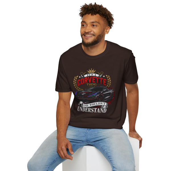 Corvette Graphic T‑Shirt — "It's a Corvette Thing" Retro Car Tee