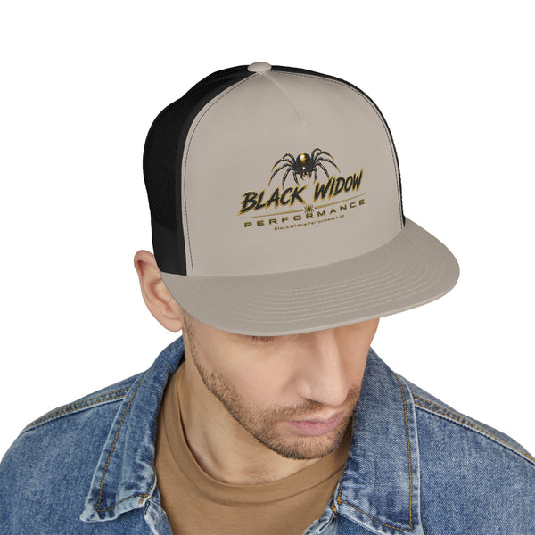 Trucker Cap – Retro Spider Logo Mesh Snapback