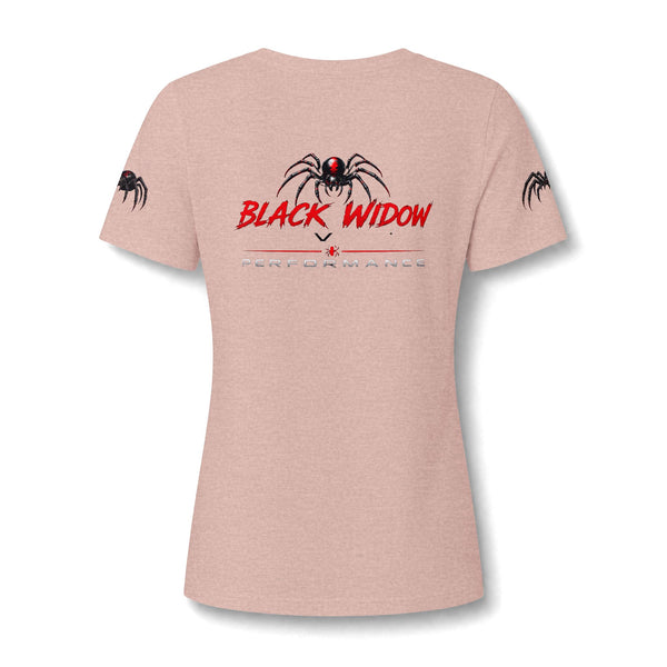 Checking Under The Hood Tee — Women's V-Neck Cat & Sports Car Graphic