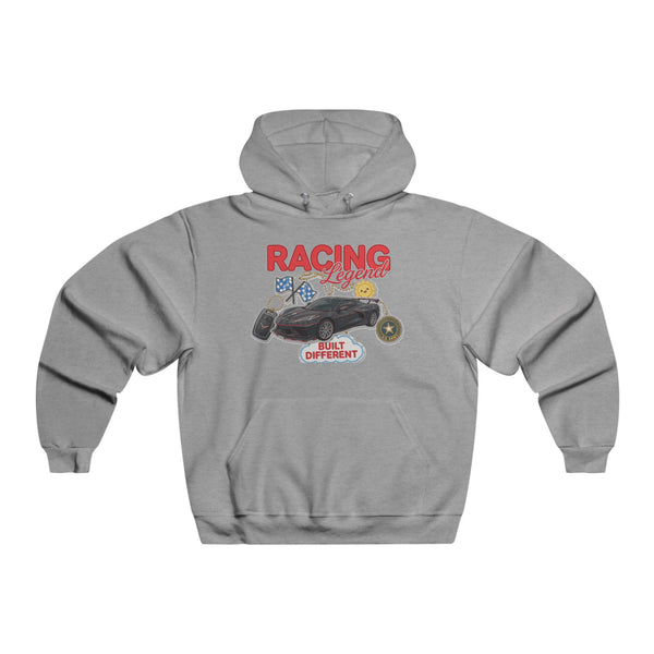 Racing Hoodie – Pullover with Sports Car Graphic