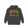 Who Dat!! We Rollin Hoodie - Football Fan Pullover