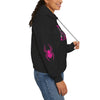 Black Widow Performance Hoodie — Pink Spider Racing Design