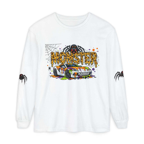 'Momster' Racing Long Sleeve Tee