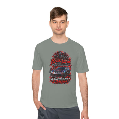 Corvette Performance Tee — Black Widow Racing Graphic