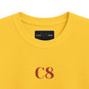 Kids C8 Corvette black tee with sleek sports car design for children