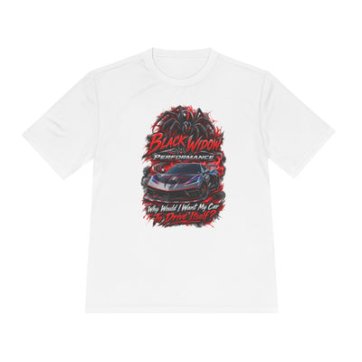 Corvette Performance Tee — Black Widow Racing Graphic