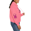 Black Widow Performance Hoodie — Pink Spider Racing Design