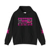 Black Widow Performance Hoodie — Pink Spider Racing Design