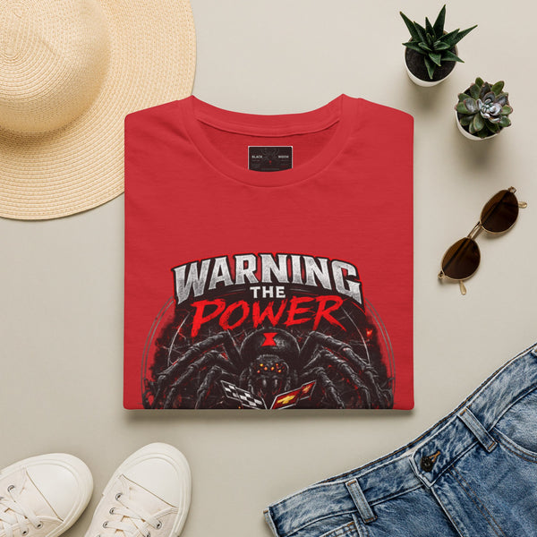 Unleash The Power Spider T-Shirt Warning