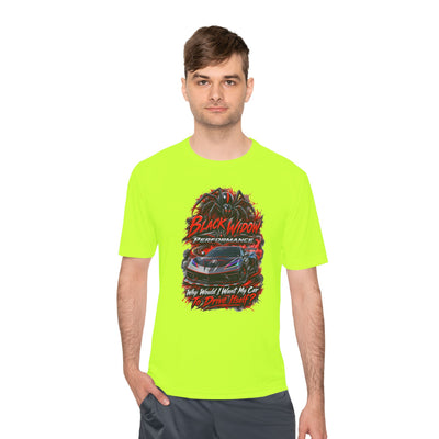 Corvette Performance Tee — Black Widow Racing Graphic