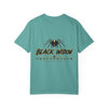 Venom in Motion Corvette C8 T-shirt with black widow and Corvette graphic design