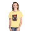 Comfortable Youth Midweight Tee made of 100% combed ringspun cotton with classic fit and soft-washed fabric