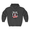 Zip Hoodie — 'No Ice Closed' Graphic