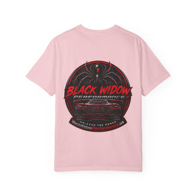 Too Fast To Follow Black Widow Horsepower Sports Car T-Shirt